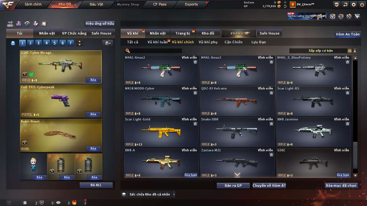 shop acc cf uy tin gia re